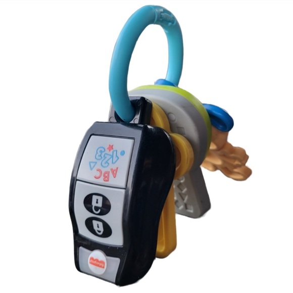 🔴 Fisher-Price Laugh & Learn Play & Go Keys Puppy Key Toy EUC - Picture 2 of 5